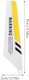 Totority S107G Accessories - Full Replacement Parts Set For S107/S107G Rc Helicopter Yellow Main Blades Tail Props Balance Bar Plastic & Alloy