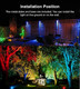 Color Led Outdoor Landscape Spotlight Remote 10W Rgb Waterproof Spot Light For Yard Tree Garden Halloween Christmas Lighting 120V