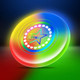 Pro Led Flying Sport Disc Toy For Kids Adults 7 Dynamic Modes Glow In The Dark Fiying Ring 175 Gram Light Up Flashing Sand Beach Toy For Lawn Outdoor Park Yard Camping Toss And Catch Game