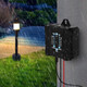 Unihobby Low Voltage Landscape Transformer 100W Outdoor Low Voltage Transformer With Timer Photocell Sensor And Dual Output - Waterproof Power Supply For Led Landscape Lighting Deck Lights Unihobby Low Voltage Landscape Transformer 100W Outdoor Low Voltage Transformer With Timer Photocell Sensor And Dual Output - Waterproof Power Supply For Led Landscape Lighting Deck Lights