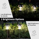 Solar Pathway Lights Outdoor Waterproof 4 Pack Glass & Stainless Steel Landscape Lighting Dual Brightness 12/25 Lumens Warm White Auto On/Off Ip65 Solar Powered Led Lights For Yard Porch Garden Solar Pathway Lights Outdoor Waterproof 4 Pack Glass & Stainless Steel Landscape Lighting Dual Brightness 12/25 Lumens Warm White Auto On/Off Ip65 Solar Powered Led Lights For Yard Porch Garden