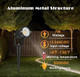 Low Voltage Landscape Lights Ip65 Waterproof 7W 700Lm Led Outdoor Lighting With Connectors For Garden Yard Pathway Pool 12V 24V 2700K Tree Spotlights Warm White - 6 Pack