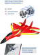 Remote Control AirplaneRc Airlane Ready To Fly2 Channels Rc Plane Built In 6-Axis GyroEasy To Fly Remote Control Plane For Kids Boys Beginner (Red)