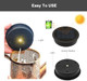 Vookry Watering Can Solar Lights Replacement Top - 1 Pack 3.6In Round Solar Panel With 3.5Ft 80 Led Flashing String Lights Outdoor Waterproof Lantern Decorative Battery Box Replacement Accessories