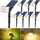 46 Led Solar Spot Lights Outdoor Waterproof + 102 Led Solar Spotlights