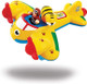 Wow Johnny Jungle Plane (3 Piece Play Set) Wow Johnny Jungle Plane (3 Piece Play Set)