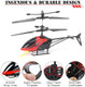 Remote Control Helicopter Toy 2-Channel 2.4 Ghz 2 Speeds Up And Down Flying For Kids Red