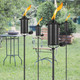 Zszmfh 4 Pack Metal Torch For Outside 16Oz Outdoor Metal Torch Garden Décor59-Inch D Citronella Torches With 3-Prong Grounded Stake Table Top Torches For Party Patio Pathway