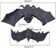 Akoak Very Ugly Rubber Bat, Halloween Decoration Prank Toy Simulation Hanging Bat,Pack Of 5
