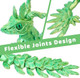 Aoontyen 3D Printed Dragon With Wings Flying,Articulated Flexible Joints Toys, Birthday Easter Christmas Desk Pet Home Office Decor Desk Toys, Fidget Toys For Kids Ages 3 4 5 (Green)