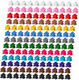 Arrowbash 200 Pcs Wooden Meeples Multi Color Meeples Pieces Family Games Accessories Board Game Tokens Ideal For Sorting Counting Game Night Party