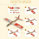 Barsha Space 5-Pack Balsa Wood Airplane Glider Kits For Kids - Model Toy Airplane Set Perfect For Outdoor Flying In Yards, Parks & Open Spaces