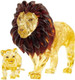 Bepuzzled, Lion And Baby Original 3D Crystal Puzzle, Perfect For Puzzlers Ages 12 And Up, Challenging To Complete And Beautiful To Display, Collect Them All