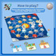 Broytain Letter Phonics Board Game For Kids,Educational Learning Word Board Games For Boys And Girls,Reading And Spelling Word Games Ages 4 5 6,Classroom Travel Indoor Outdoor Family Games