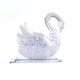 Btyyihex 3D Crystal Swan Puzzle, Crystal Puzzle Brainteasers For Puzzlers Ages 16 And Up, 45Pcs(Transparent)