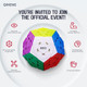Bukefuno Qy Toys Megaminx Qiheng S2 M Magnetic 3X3 Cube Stickerless Magic Dodecahedron Qiheng V2 M Magnetic 3X3X3 Pentagonal Puzzle Cube Speed