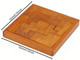 Busaurus Wooden Brain Teaser Puzzle - Deep Brown, 3D Block Puzzle, Iq Challenging Mental Exercise For Adults - For Logic & Puzzle Enthusiasts For Birthday & Holiday Busaurus Wooden Brain Teaser Puzzle - Deep Brown, 3D Block Puzzle, Iq Challenging Mental Exercise For Adults - For Logic & Puzzle Enthusiasts For Birthday & Holiday