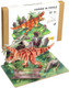 Coophit 3D Wooden Dinosaur Puzzles For Adults And Kids - Stem Model Dinosaur Kits, Diy 3D Wooden Puzzle Crafts - s For Kids And Adults Teens Boys Girls（Dinosaur-1）