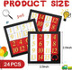 Deekin 24-Piece 15 Puzzle Number Slide Puzzle Set - Brain Teaser And Iq Educational Toy For Teens And Adults, 2.6 X 2.6 Inches, Ideal For Learning Tool Party Favors