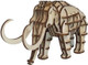 Deluxebase Eco 3D Wooden Puzzle Mammoth From Deluxebase. Animal Themed Diy 3D Puzzle Craft Kit. Sustainable Wood Safari Animal Toys. Perfect Model Building Kits For Educational Toys And Kids Party Favors.