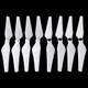 Drfeify 8 Pcs Drone Propeller, 4 Pairs Cw Ccw Self-Locking Propeller For 1/2/3/3Pro/Fc40/E300 Quadcopter Accessory Parts