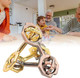 Fdit Four Dimensional Brain Teaser Toy,3D Unlocking Metal Alloy Puzzle Suitable For Adult Children Brain Games Toys Fdit Four Dimensional Brain Teaser Toy,3D Unlocking Metal Alloy Puzzle Suitable For Adult Children Brain Games Toys