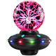 Flashmen 3.5 Inch Plasma Ball est Science Toy For Kids Touch Sensitive Plasma Globe Decorative Lamp Novelty Toy Halloween Christmas (Black) Flashmen 3.5 Inch Plasma Ball est Science Toy For Kids Touch Sensitive Plasma Globe Decorative Lamp Novelty Toy Halloween Christmas (Black)