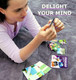 Foldology - The Origami Puzzle Game Brain Teasers For Tweens, Teens & Adults Travel Game, Hands-On Stem Toy, Stocking Stuffer, For Ages 10+ Fold The Paper, Complete The Picture 100 Puzzles