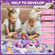 Hamiface 45 Pcs Unicorn Floor Puzzle For Kids Ages 3-6 Years Old- Large Toddler Puzzles Set, Educational Unicorn Activity Toys For 3 4 5 6 7 8 Girls Boys, Christmas Birthday Day s Ideas