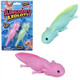 Happy Deals Axolotl Flings Slingshot 2 Pack On Blister Card 4.33 Inch Axolotle Theme Toys