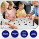 Himus Magnetic Chess Game, 20 Stones, Spone Board, Strings & Storage Bag Portable Multiplayer Strategy Board Game, Fun Family Night Travel Puzzle
