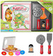 Lollipop Kids Pizza Toy Set, Pretend Kitchen Play Food, Slice & Serve Toy Pizza With Box, Pie Cutter & Fake Condiments Lollipop Kids Pizza Toy Set, Pretend Kitchen Play Food, Slice & Serve Toy Pizza With Box, Pie Cutter & Fake Condiments