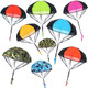 Lomimos 9Pcs Parachute Toy,Tangle Throw Throwing Parachute Outdoor Toss It Up Flying Paratrooper Toy Hand Army Soldier For Children Kid Party Favor