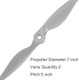 Meccanixity 6Pcs 7X5 Inch Propeller Rc Propellers 2-Vane Blades Props Gray With Adapter Rings For Rc Airplane Aircraft Prop Replacement Meccanixity 6Pcs 7X5 Inch Propeller Rc Propellers 2-Vane Blades Props Gray With Adapter Rings For Rc Airplane Aircraft Prop Replacement