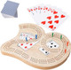 Mnyun Wooden Cribbage Board Game Set - Complete Cribbage Kit For 2-4 Players