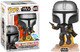 Pop Funko Pop Star Wars The Mandalorian With Blaster Flying Glow In The Dark Inside Club Exclusive