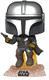 Pop Funko Pop Star Wars The Mandalorian With Blaster Flying Glow In The Dark Inside Club Exclusive