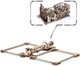 Robotime 3D Wooden Puzzles For Adults Marble Run Link Pack Lg01 - Marble Spaceport Lgc01 + Marble Night City Lga01 Connector Kit