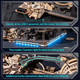 Robotime 3D Wooden Puzzles For Adults Marble Run Link Pack Lg01 - Marble Spaceport Lgc01 + Marble Night City Lga01 Connector Kit