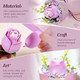 Robotime 3D Puzzle Flower Lavender Rose Af021, Craft For Adults Artificial Flower Bouquet Collection, Plastic Model For Adults, Craft s For Women Robotime 3D Puzzle Flower Lavender Rose Af021, Craft For Adults Artificial Flower Bouquet Collection, Plastic Model For Adults, Craft s For Women
