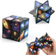 Rovzukct Magic Star Cube,Infinity Cube Toy Transforming Geometric Puzzle 3D Assembly Fidget Stress Anxiety Relief Magic Puzzle Cubes For Kids And Adults