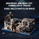 Rowood 3D Marble Run Marble Puzzles Spaceport Night City Compatible