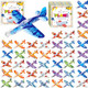 Shinyrelief 48 Packs End Of Year Student s Foam Glider Planes Bulk Flying Airplanes Toys Airplanes Party Favors School Year s For Kindergarten Students Graduation Kids Birthday Party