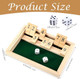 Simgoing Shut The Box Game Wooden Board 9 Numbers Dice Game With 2 Dice, Alzheimers Products For Elderly Fun Table Math Activities For Adults Memory Products For Dementia Ideal For s Family Travel