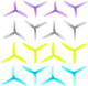 Speedy Bee 16Pcs Fpv Drone Props Propeller: Hqprop V2S 5X4.3X3 Tri-Blade 5 Inch Props For 4S 6S Fpv style Racing,8Xcw 8Xccw