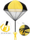 Sratte 12 Pieces Parachute Toy Hand Throw Flying Toys Parachute Men Toy Parachute Figures For Christmas Outdoor Landing s, No Battery Nor Assembly Required (Simple Style)