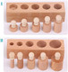 Thoth Montessori Knobbed Cylinder Socket Montessori Materials Wooden Cylinders Ladder Blocks Educational Wooden Toy Montessori Education Toy Family Version Thoth Montessori Knobbed Cylinder Socket Montessori Materials Wooden Cylinders Ladder Blocks Educational Wooden Toy Montessori Education Toy Family Version