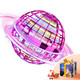 Tomzon Tomzon Flying Orb Ball, Cool Toys For Boys Girls, Hover Ball Boomerang Fidget Spinner, Drone For Kids With Colorful Light Flying Spinner, A32 Purple