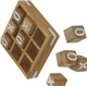 Tosqp27 Tic Tac Toe Xo Blocks Game Brain Teaser Puzzle Wooden Handcrafted Family Board Games Unique s For All Occasions
