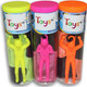 Toys+ Skydiver Parachute Men 3 Piece Set- Tangle (Colors And Styles May Vary)